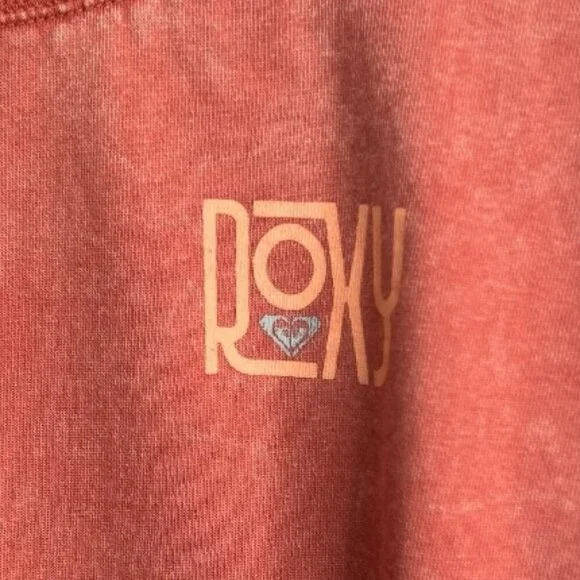 ROXY True Story Women's XXL Crewneck Sweatshirt | Orange | Outdoor Surf Beach - Picture 3 of 7